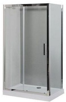 Aquanet Delta NPE1131 120x80, прозрачное стекло без поддона