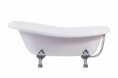 Aqua de Marco Edelweis белая матовая с серебрянными ножками 170x78x73 см