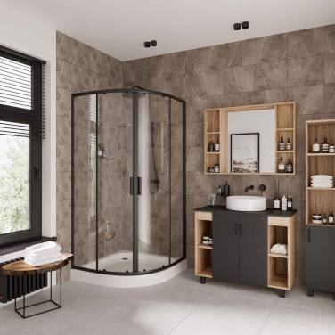 Niagara Nova NG-6886-08 BLACK 80x80 без поддона