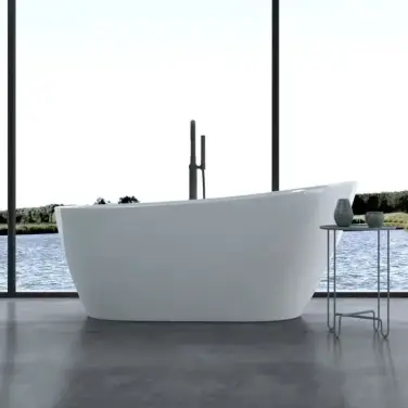 Ceruttispa VIVA (1700x750x650) отдельностоящая, белая, со сливом-переливом