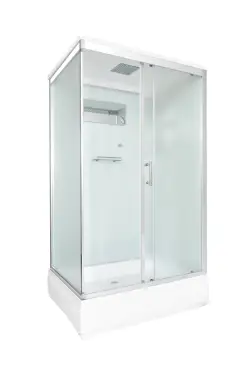 DTO D229S(120*90*220) средний поддон(27см), профиль хром, стекло матовое(4мм), 4места