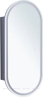 Aquanet Монте (овал) 40х90 LED (344786)