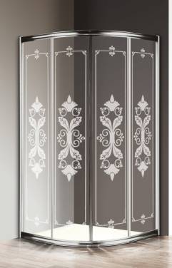 CEZARES GIUBILEO-R-2-90-SCORREVOLE-CP-Cr без поддона