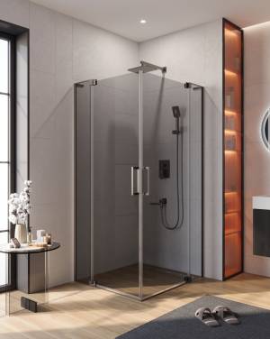 CEZARES SLIDER-AH-2-90/100-100/110-GRIGIO-GM без поддона