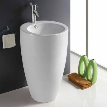 WELTWASSER LEERBACH 4949 GL-WT 49x49 белый глянец