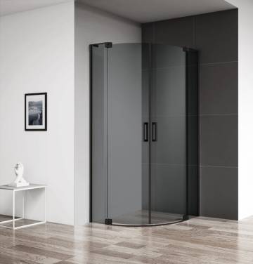 CEZARES SLIDER-R-2-90/100-GRIGIO-NERO без поддона