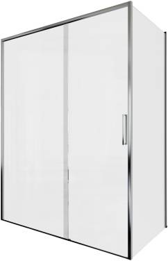 Aquanet Pleasure Evo 150x90 AE65-150x90-CT профиль хром, прозрачное стекло без поддона
