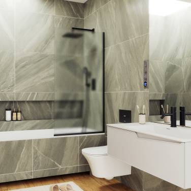 MaybahGlass в узком профиле, 8 мм, Стекло Бесцветное, 40x140 (MGV-62-5у)