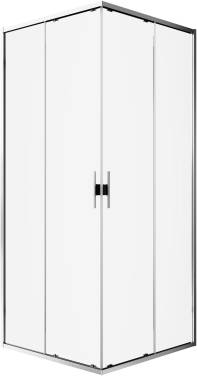 ALLEN BRAU 3.32016.00 PRIORITY S EASY CLEAN,OPTIWHITE 6мм,1000х1000х2000мм, хром (374348)