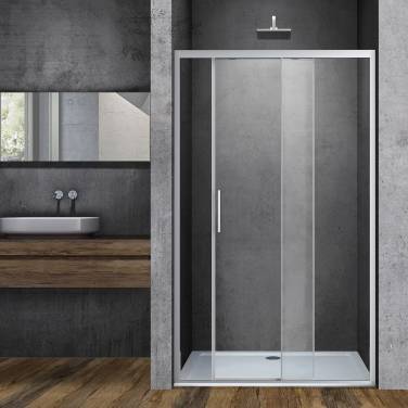 Vincea Soft VDS-3SO100CL, 1000, хром, стекло прозрачное