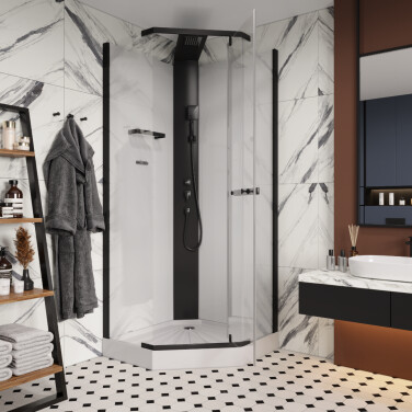 Ceruttispa CHIKA901B без крыши (90x90x215-225)