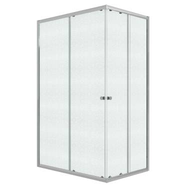 Niagara Eco NG-1118-14QMT (110х80х190) прямоугольник,раздвижное,хром,стекло матовое,1 место, без поддона в комплекте