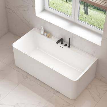 Vincea VBT-702-1700, 1700*800*585, цвет белый, щелевой перелив, слив белый