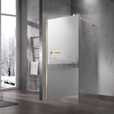 Vincea Walk-In VSW-1H900MRG, 900*2000, матовый золотой, стекло зеркальное