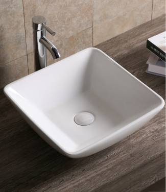 Ceruttispa CR7034D накладная, белая, квадратная 420х420х130