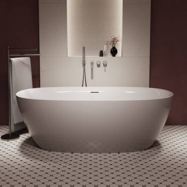 Vincea VBT-708-1600, 1600*800*585, цвет белый, щелевой перелив, слив белый