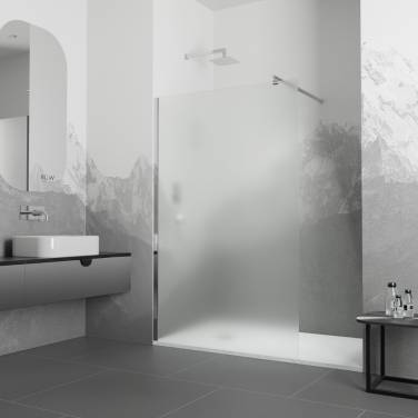 RGW WA-02-1 Хром/Cora/6 мм (665-690) (EasyClean)/70*195