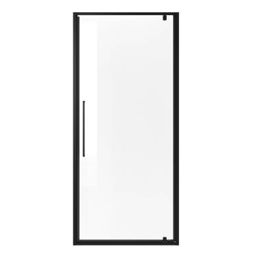 Niagara Nova NG-85-9AB (90*195) черный матовый, стекло прозрачное, 1 место