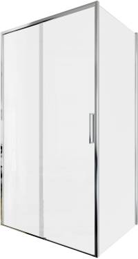 Aquanet Pleasure Evo 110x90 AE65-110x90-CT профиль хром, прозрачное стекло без поддона