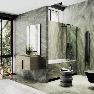 MaybahGlass в широком профиле, 8 мм, Стекло Бесцветное, 30x140 (MGV-248-6ш)