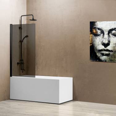 Vincea VSB-11800CLB, 800*1400, черный, стекло тонированное