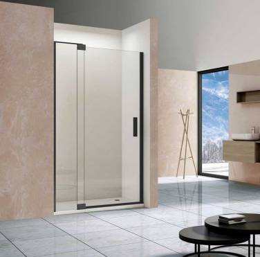 Vincea Extra VDP-1E1011CLB, 1000/1100, черный, стекло прозрачное