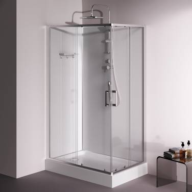 Am.Pm W9XC-403-12080MT Above 120x80 прямоугольн, профиль хром мат, стекло прозрачн
