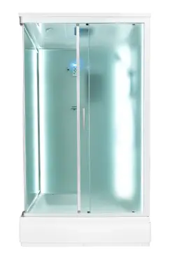 DTO D229S LED(120х90х220) средний поддон(27), профиль хром, стекло матовое(4мм), 4места