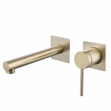 ABBER Emotion AF8812G для раковины скрытого монтажа, золото матовое