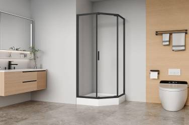 Aquanet Bright 90x90 AE90-P-90x90-BT черный