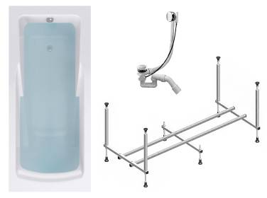 Timo HELLA 150x75 (в комплекте слив, каркас) Timo HELLA 150x75 (в комплекте слив, каркас)