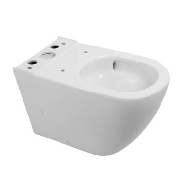 BelBagno SFERA-TOR BB2141CP-TOR/SC Чаша напольного унитаза со смывом TORNADO с сиденьем