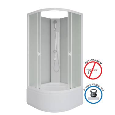 Niagara Promo P90/40/MT/BK (900х900х1950) 4 места