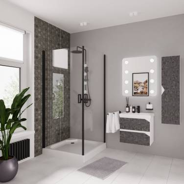 Niagara Nova NG-6803-08 BLACK 90x90 без поддона