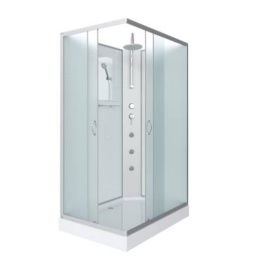 Niagara Classic NG-43285-14QBKTG (120х80х210) низкий поддон(13см),стекло матовое,3 места
