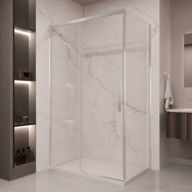 Vincea Stella VSR-1ST9011CL, 1100*900, хром, стекло прозрачное