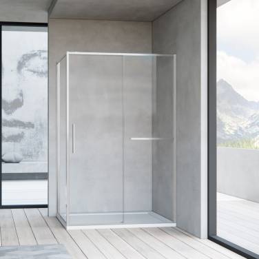 Vincea Slim Soft VSR-1SS9012CLBN, 1200*900, брашированный никель, стекло прозрачное