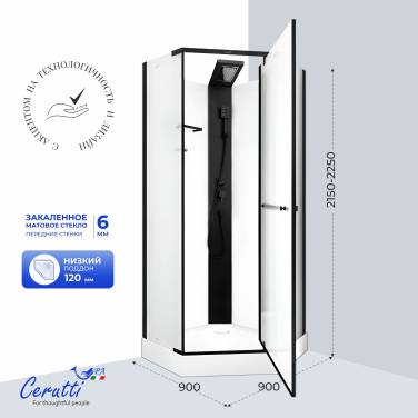 Ceruttispa СТРИП (STRIP) T100 (100x190)