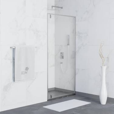 RGW LE-102 Хром/Прозрачное/6 мм/80*195