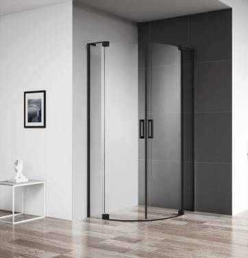 CEZARES SLIDER-R-2-90/100-C-NERO без поддона