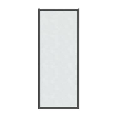Grossman Style 200.K33.05.100.21.02 (100х195) черный матовый,стекло шиншилла, 1 место