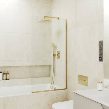 MaybahGlass в узком профиле, 8 мм, Стекло Бесцветное, 30x140 (MGV-248-3у)