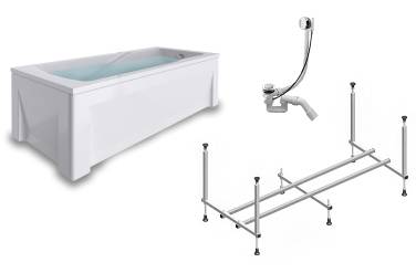 Timo HELLA 150x75 (в комплекте слив, фронтальная панель, каркас, торцевая панель) Timo HELLA 150x75 (в комплекте слив, фронтальная панель, каркас, торцевая панель)
