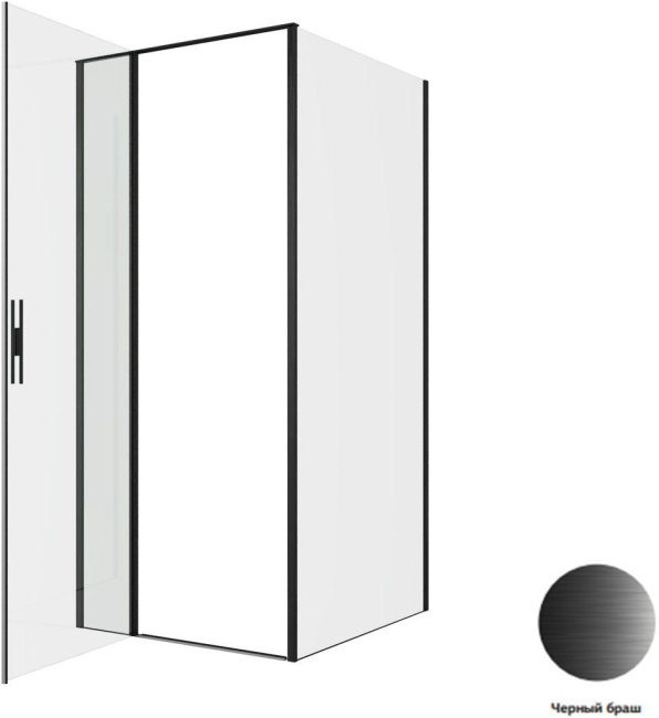 Allen Brau Priority 90x100 3.31027.BBA + 3.31048.BBA черный браш без поддона