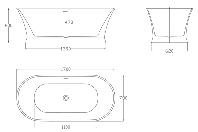 BelBagno BB402-1700-790 BelBagno BB402-1700-790