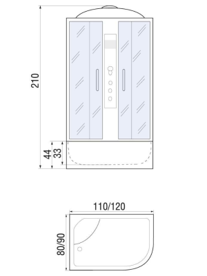 River Dunay 120/90/44 TH L