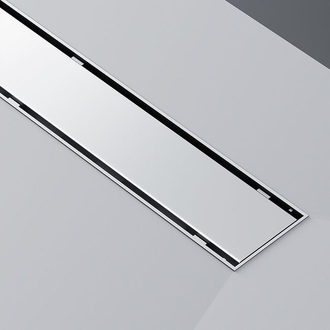 Am.Pm PrimeFlow 90 W02SC-U11-090-04SB с решеткой Хром матовый / под плитку Tile