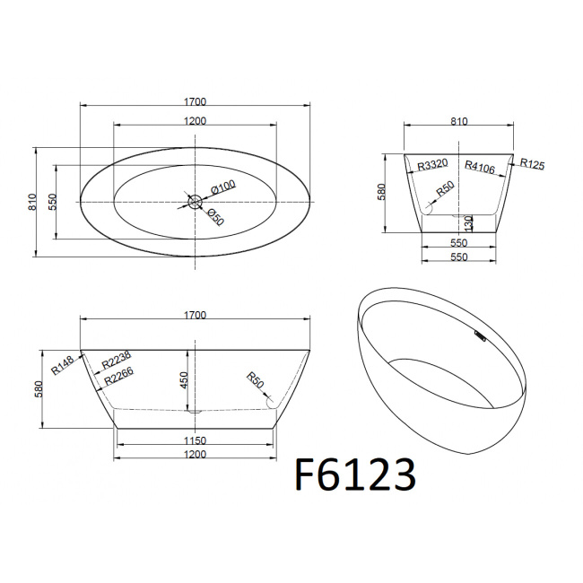 Frank F6123 White