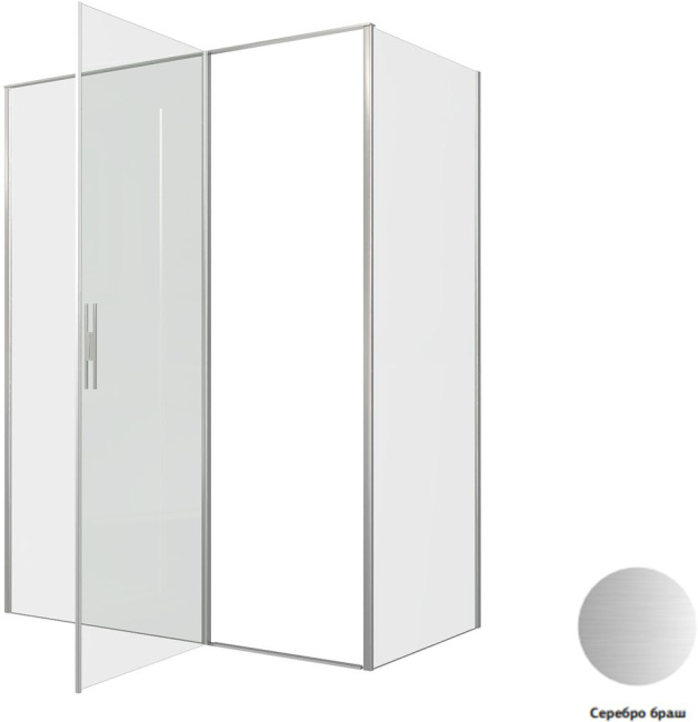 Allen Brau Priority 160x80 3.31038.BA + 3.31041.BA серебро браш без поддона