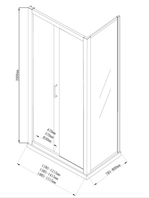 Aquanet Alfa NAA1131 150x80, прозрачное стекло без поддона